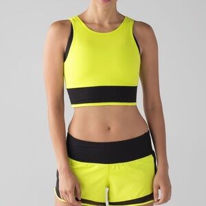 Lululemon Mind Over Miles Crop Top